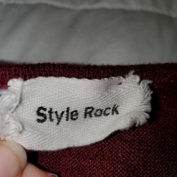 Style rock women's Aztec patch work long sleeve shirt. - Picture 6 of 8